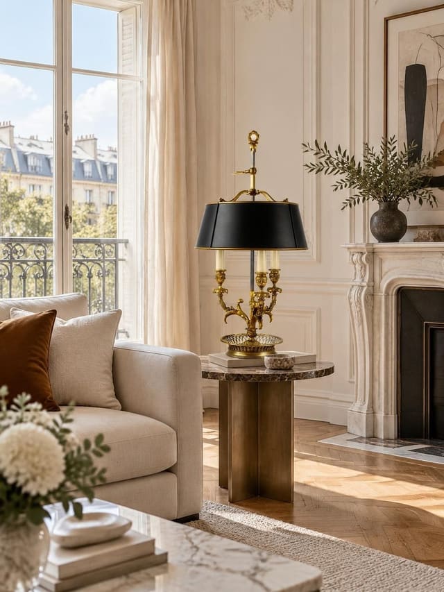 Bronze Bouillotte Lamp